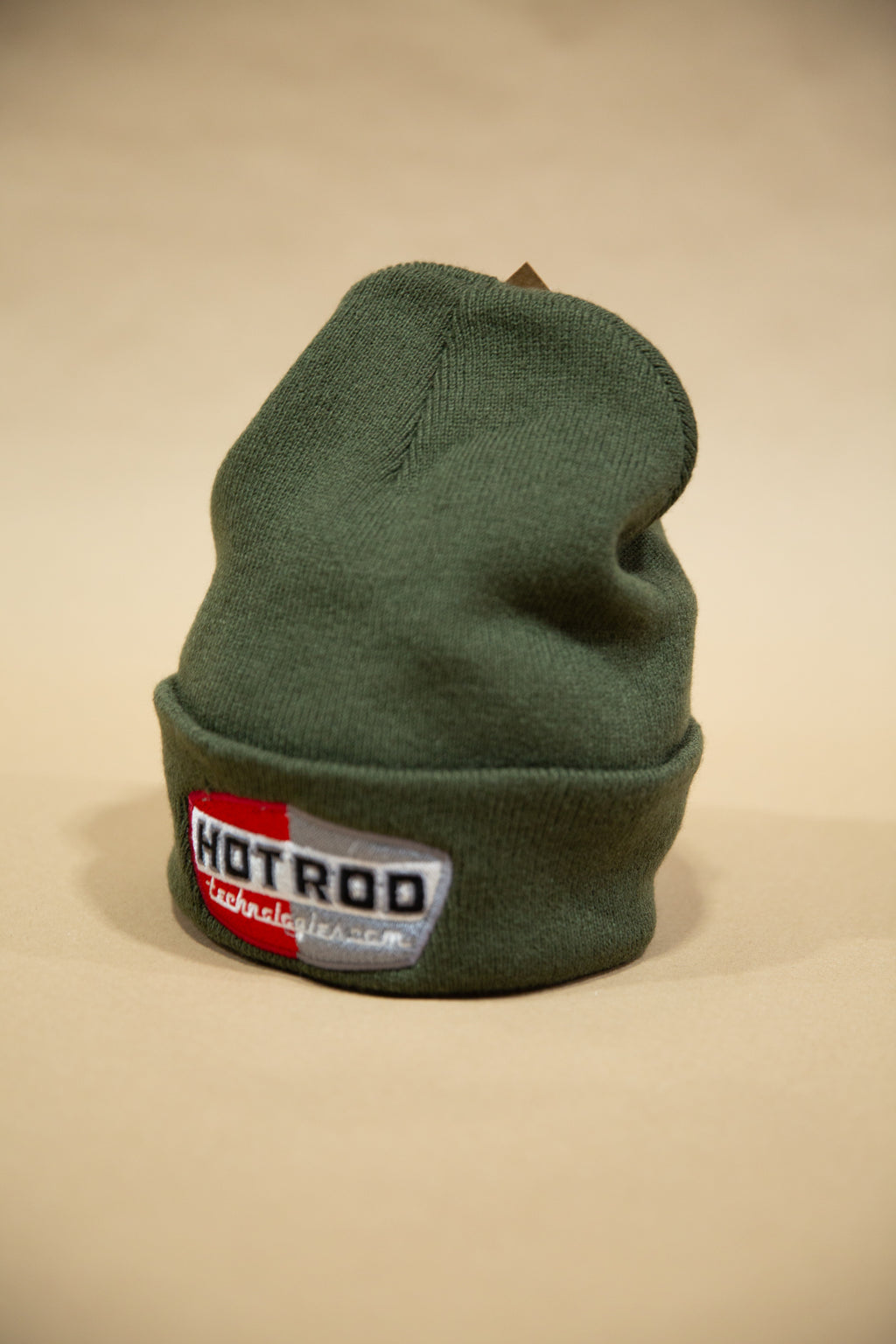 HOTROD 'OG' Logo Beanie Khaki
