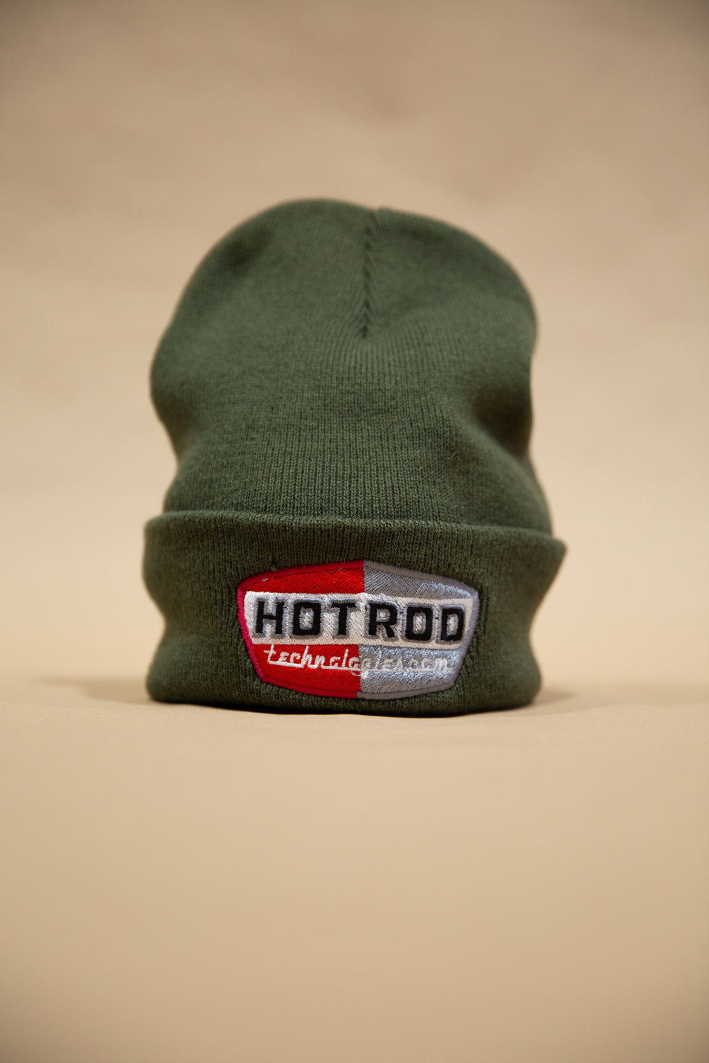 HOTROD 'OG' Logo Beanie Khaki