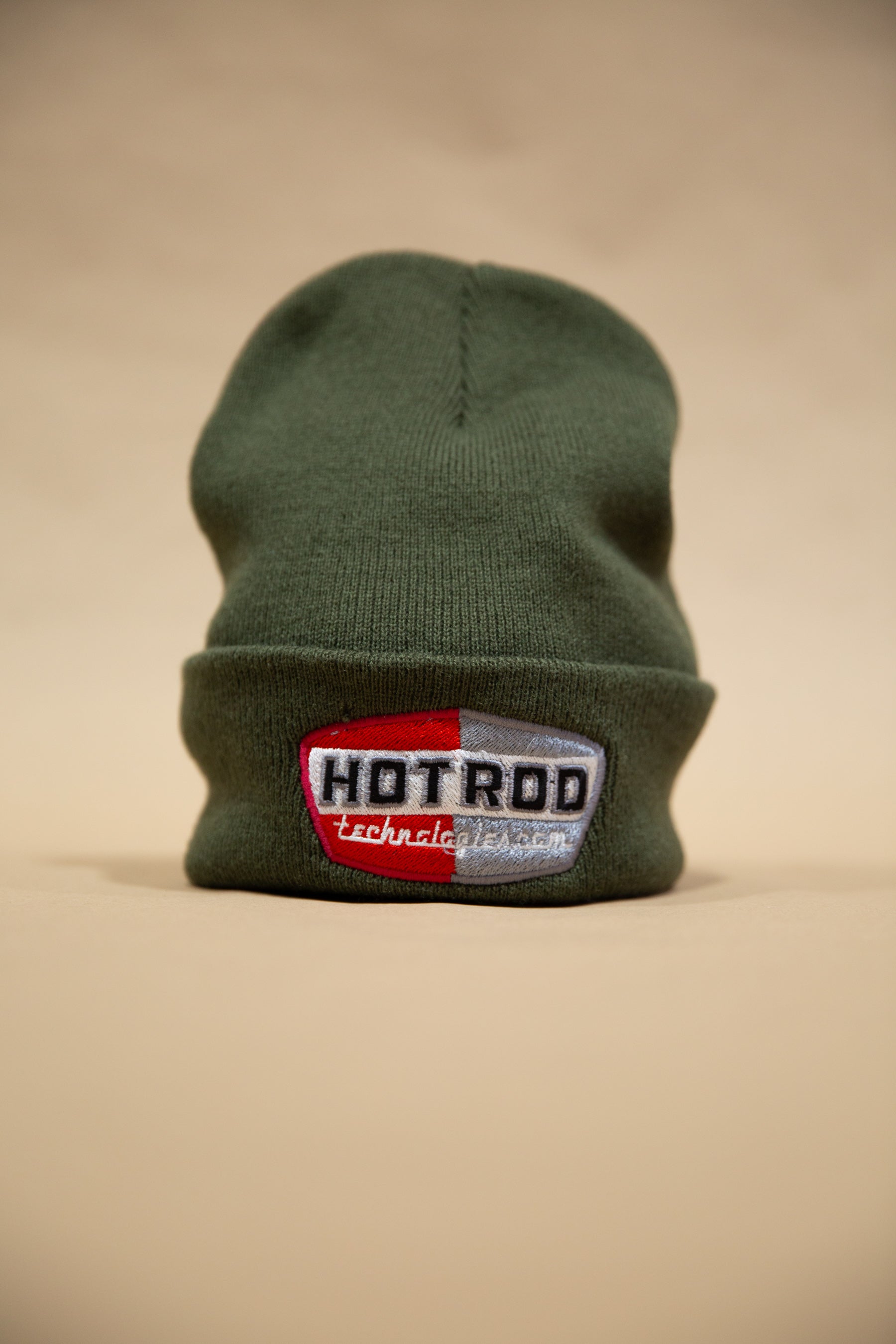 HOTROD 'OG' Logo Beanie Khaki