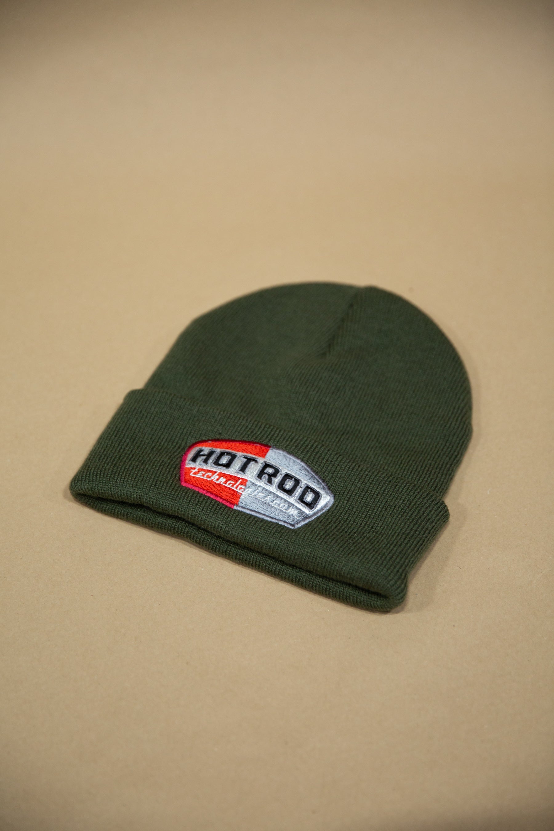 HOTROD 'OG' Logo Beanie Khaki
