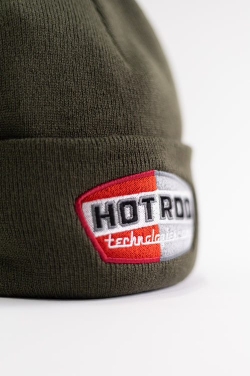 HOTROD 'OG' Logo Beanie Khaki