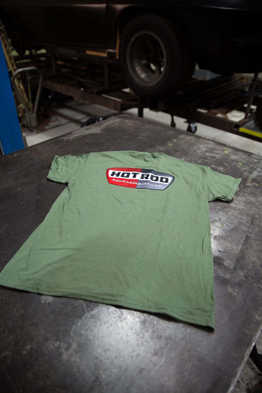 HOTROD 'OG' Logo Khaki T-Shirt