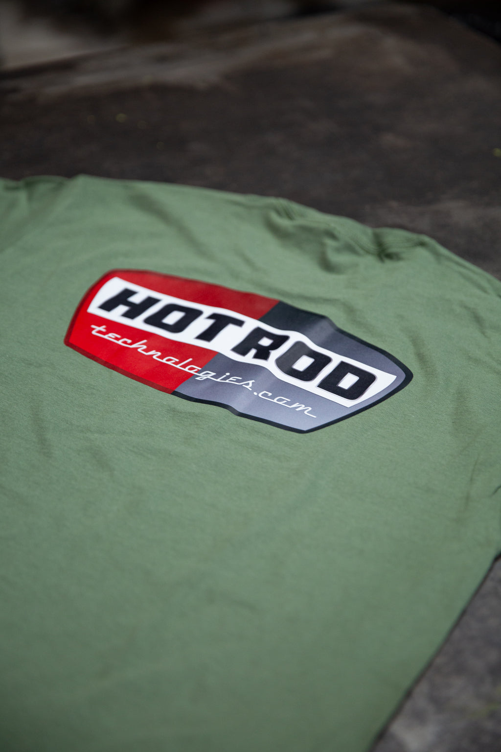 HOTROD 'OG' Logo Khaki T-Shirt