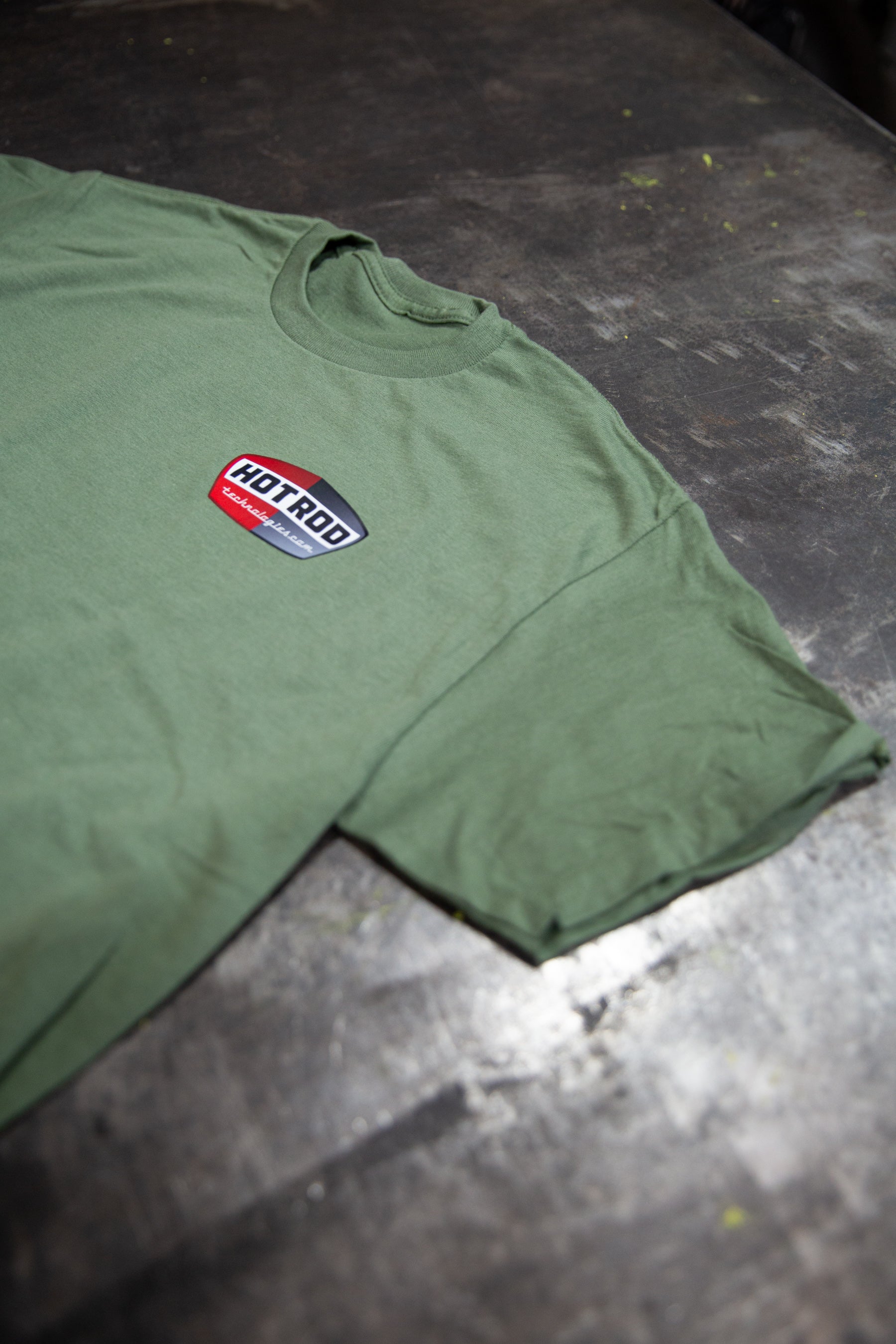 HOTROD 'OG' Logo Khaki T-Shirt