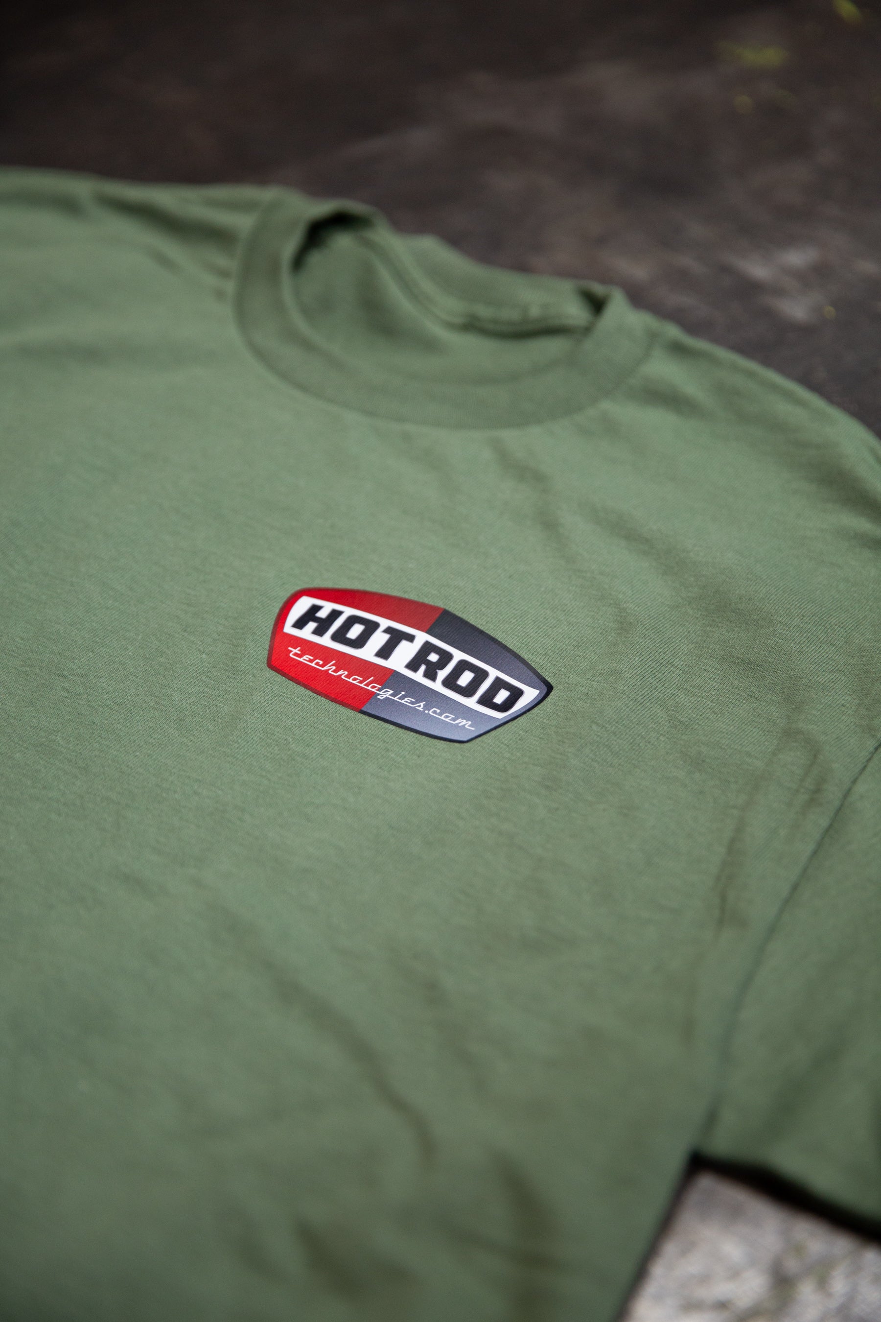 HOTROD 'OG' Logo Khaki T-Shirt