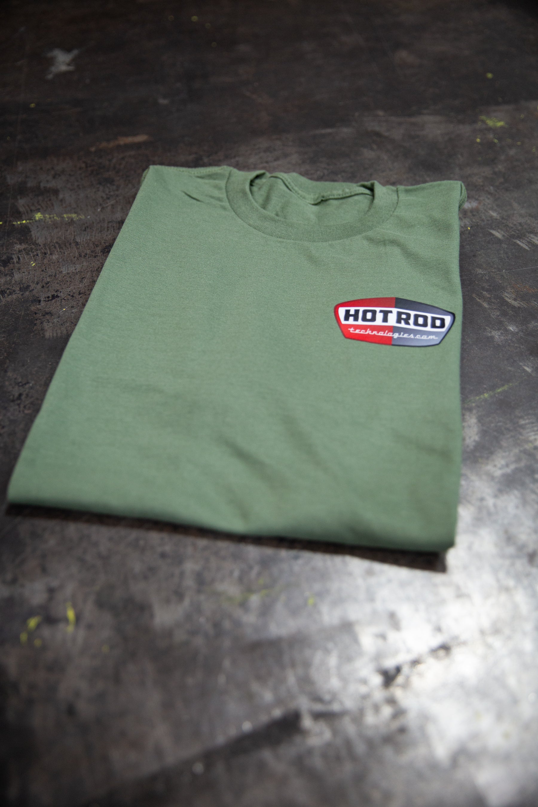HOTROD 'OG' Logo Khaki T-Shirt