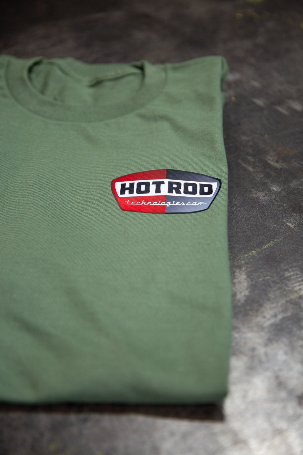 HOTROD 'OG' Logo Khaki T-Shirt