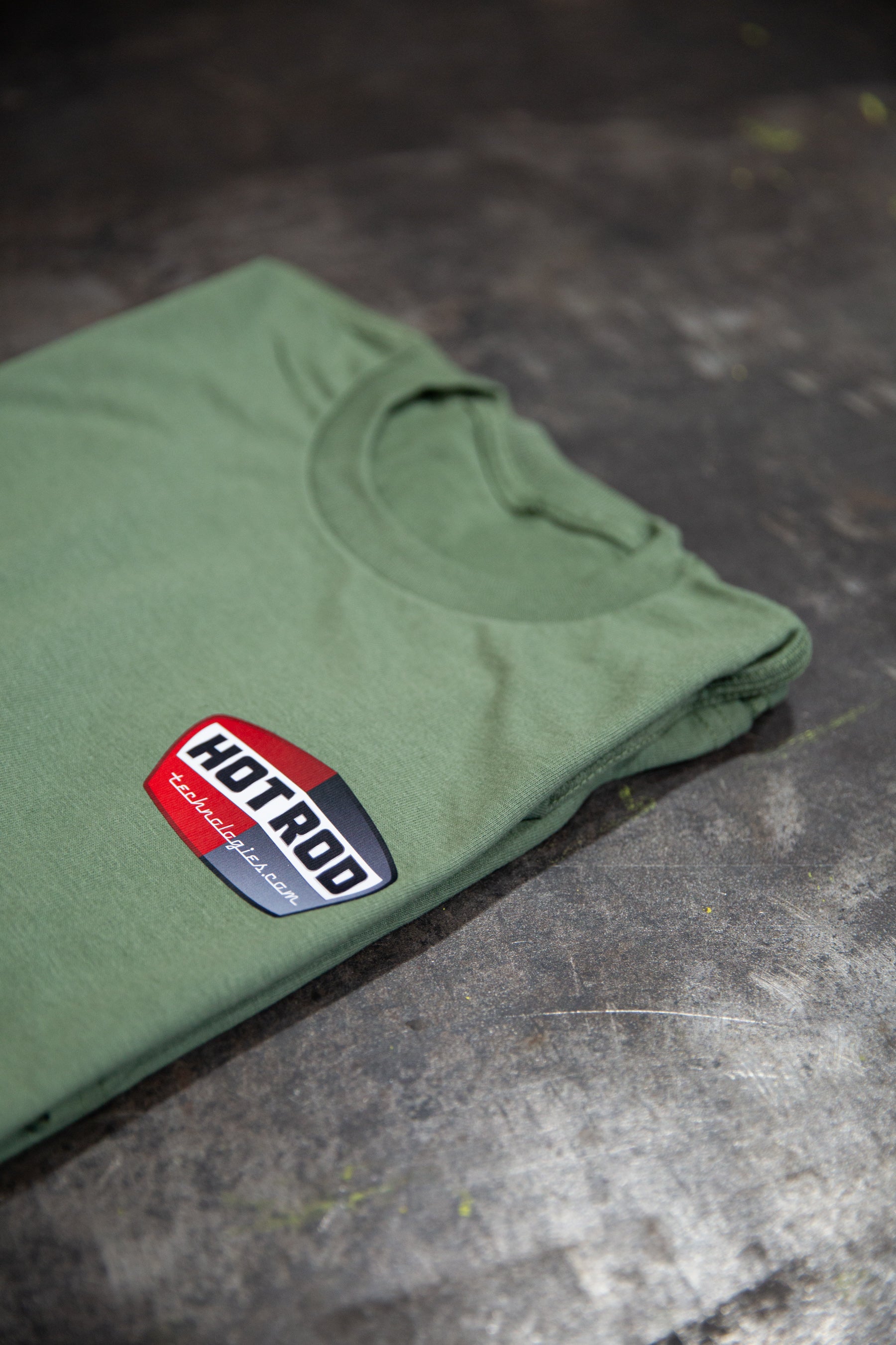 HOTROD 'OG' Logo Khaki T-Shirt