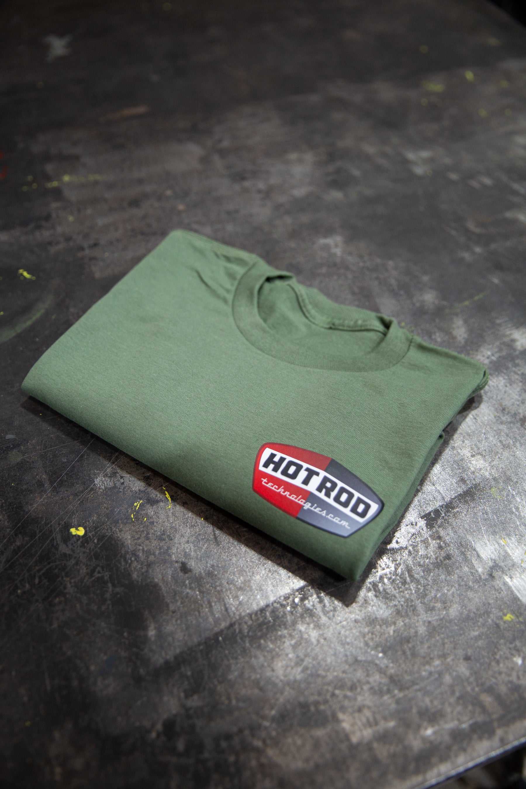 HOTROD 'OG' Logo Khaki T-Shirt