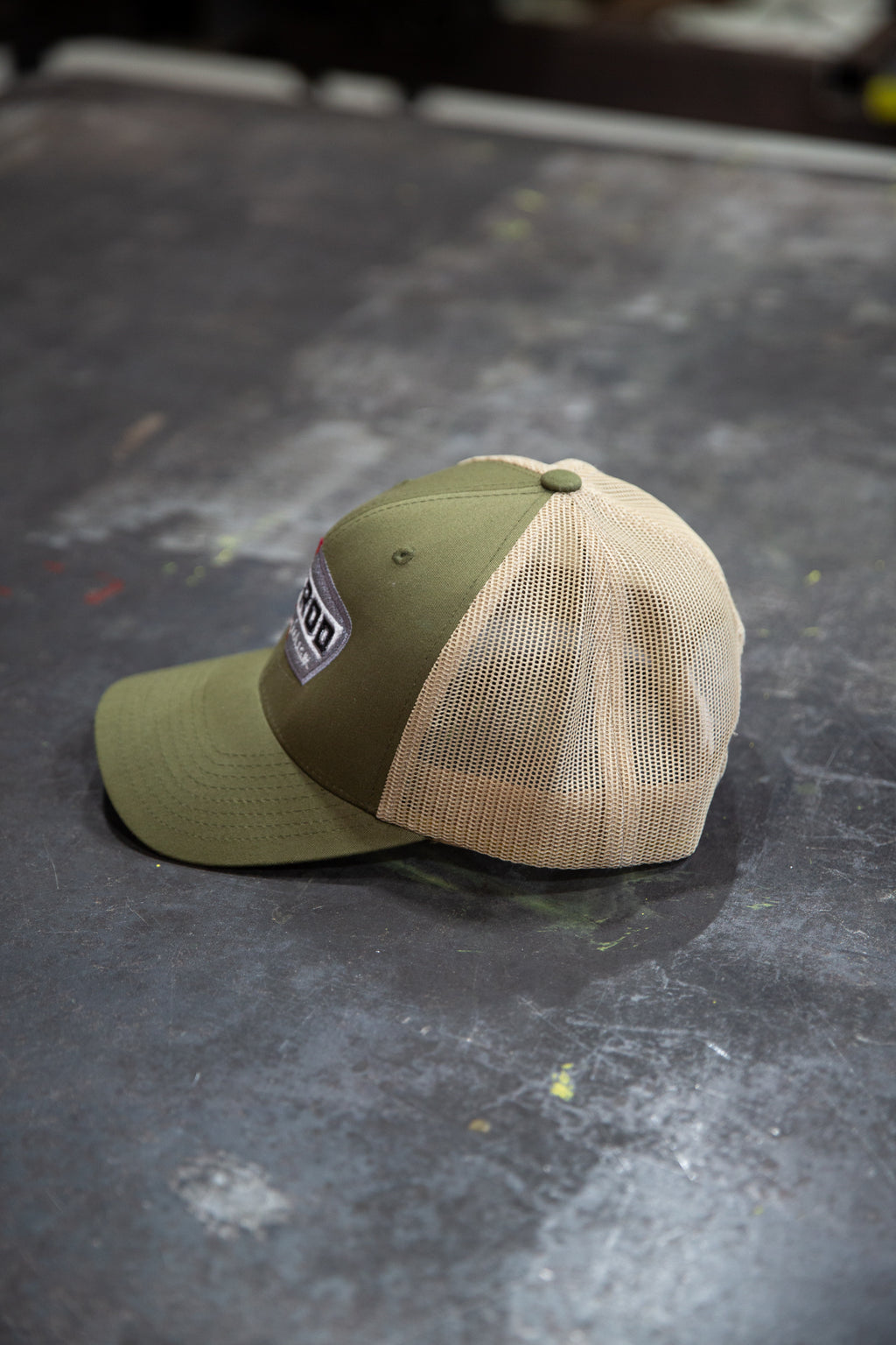 HOTROD 'OG' Logo Snapback Khaki Cap