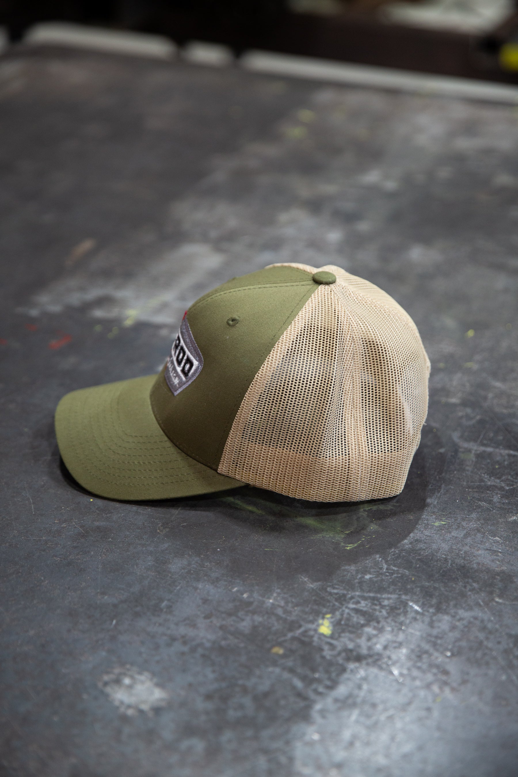 HOTROD 'OG' Logo Snapback Khaki Cap