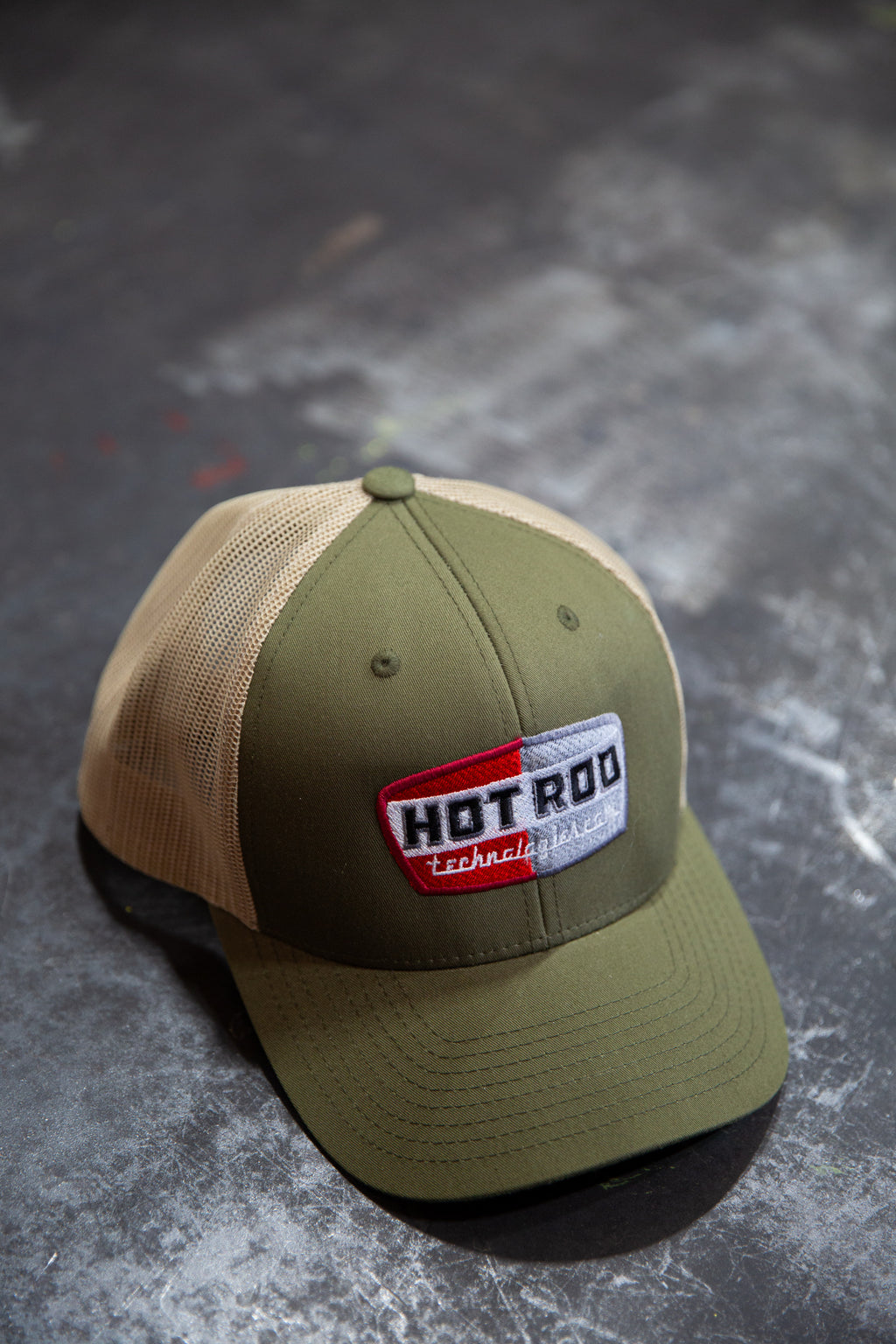 HOTROD 'OG' Logo Snapback Khaki Cap